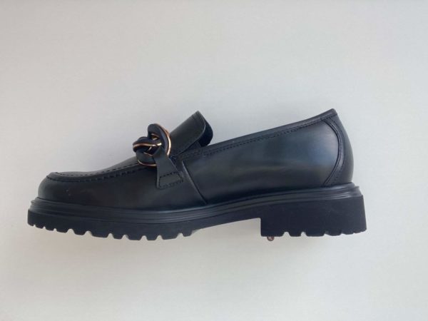 MOCASSIN ZWART H